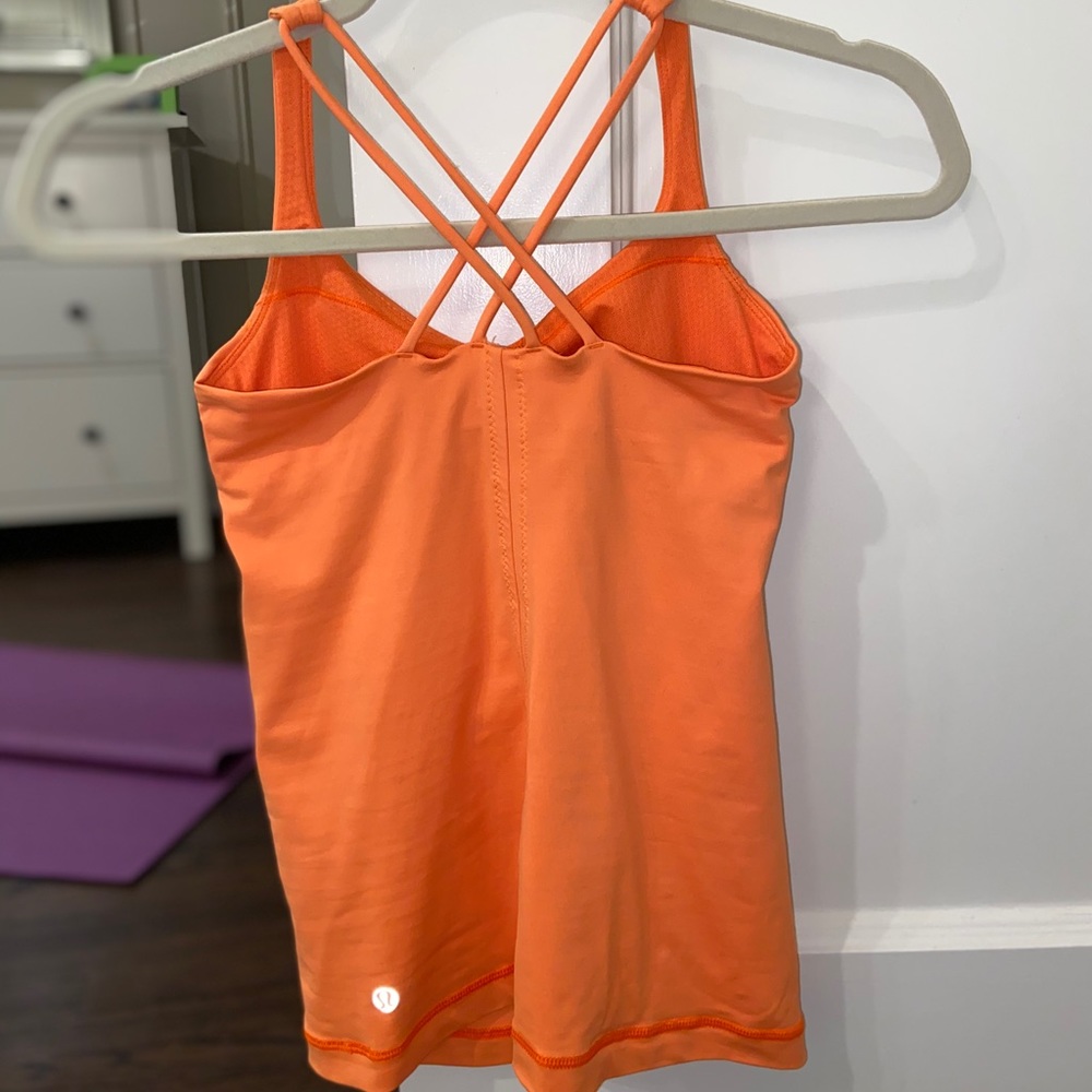 Lululemon Orange Tank